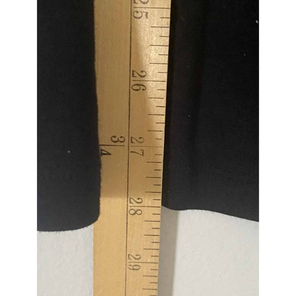 NEW‎ Karen Scott Plus Size 3/4-Sleeve Henley Top, Deep Black Sz-2X Plus Size - Picture 9 of 9